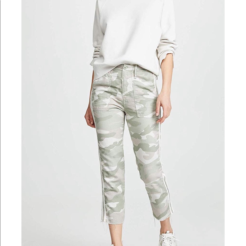 MOTHER Camo, crop pants (size 24) BRAND NEW